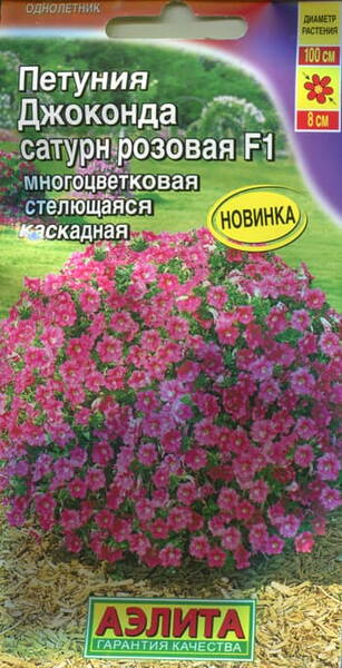 Petunia "Gioconda Saturn Pink" F1